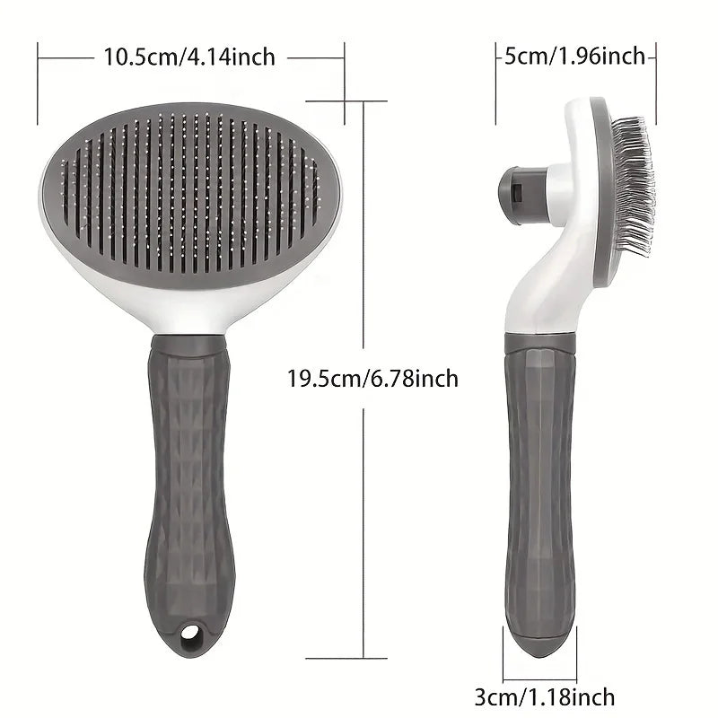 Tysons Corner Quick-Clean Pet Grooming Brush.